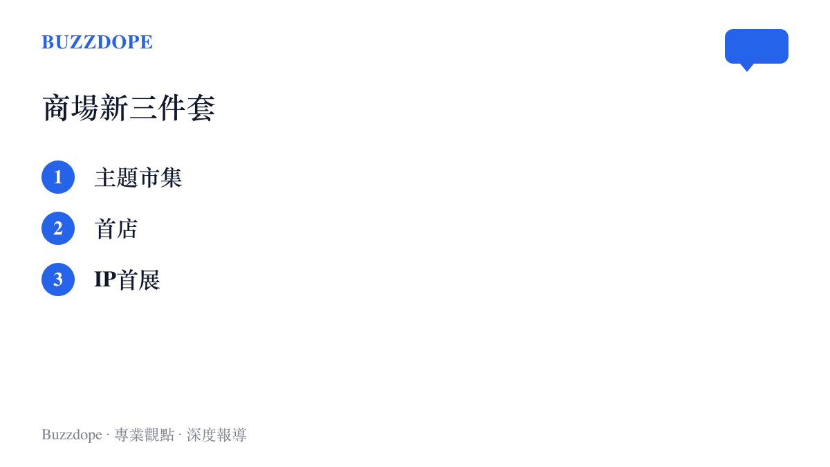 清單呈現北京商場在長假吸引顧客的三種新場景：主題市集、首店與IP首展
