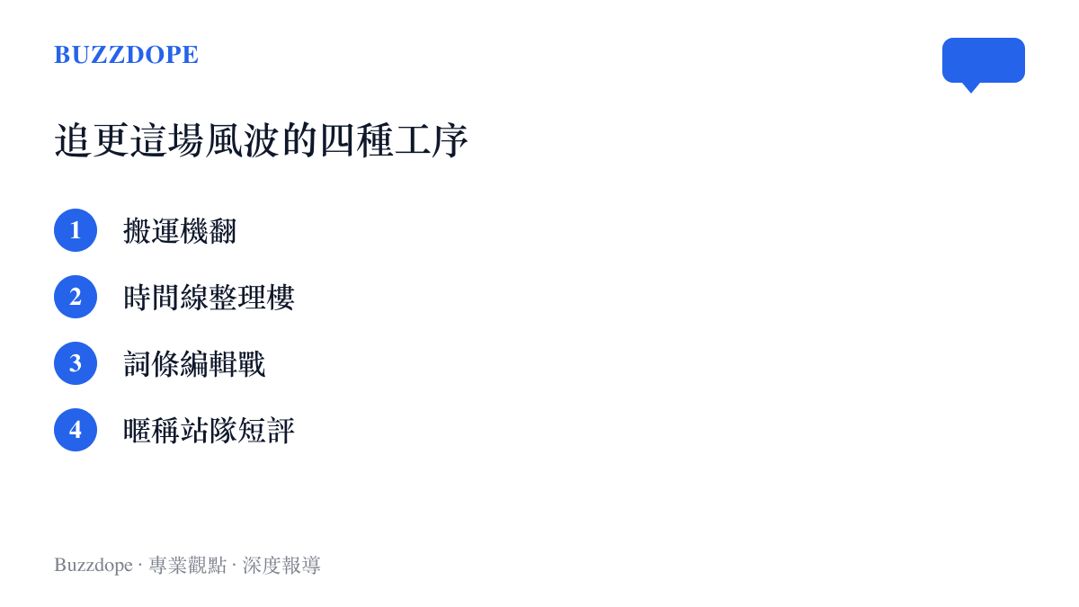中文網友追更姆巴佩風波的四種分工清單：搬運機翻、時間線整理樓、詞條編輯戰與暱稱站隊短評