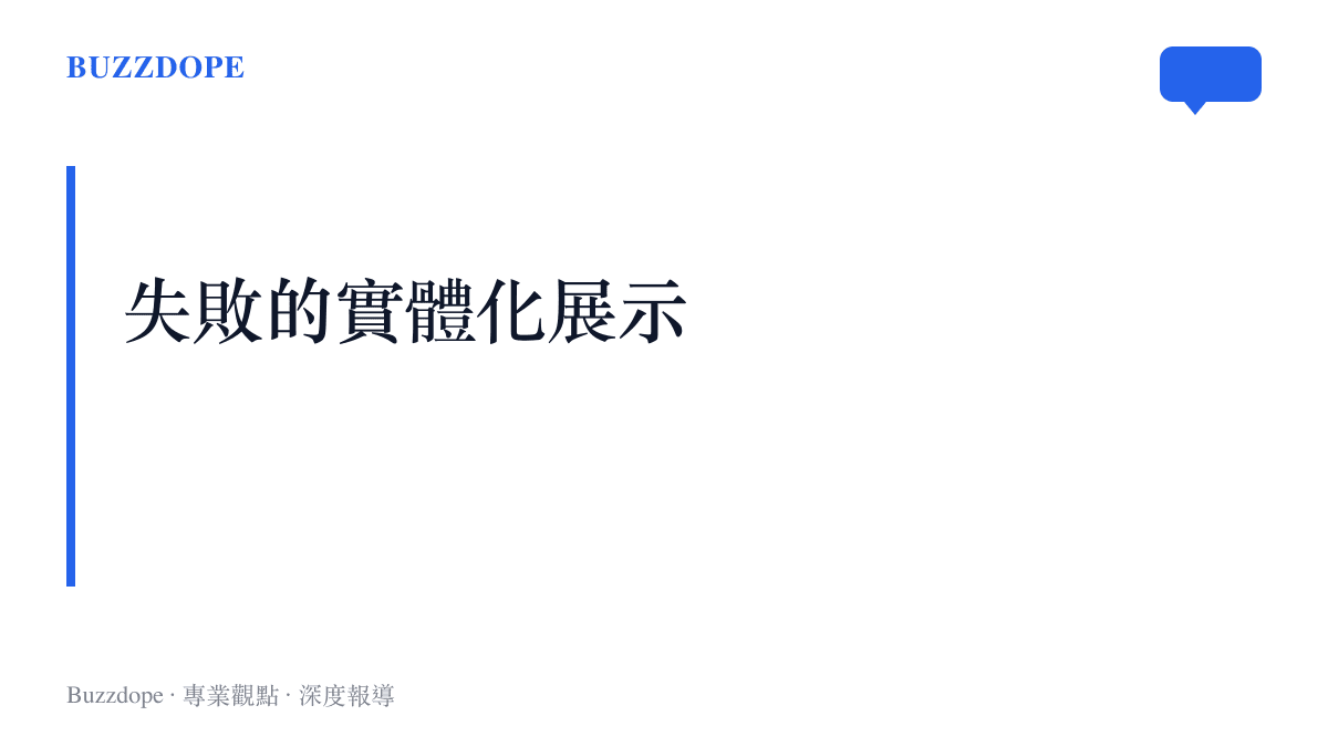 探討將失敗做成實體木牌懸掛在公共走廊作為集體警惕措施的分析