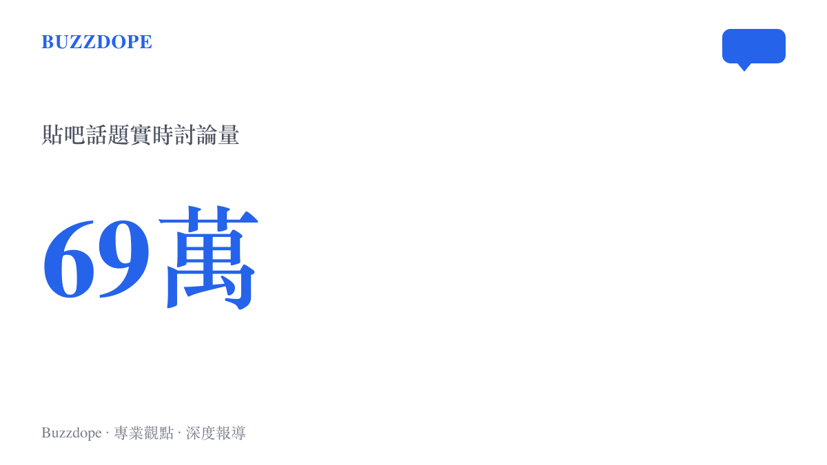 數字69萬標示利雅得機場遇襲話題在貼吧的實時討論量，呈現該事件在中文社羣的圍觀規模