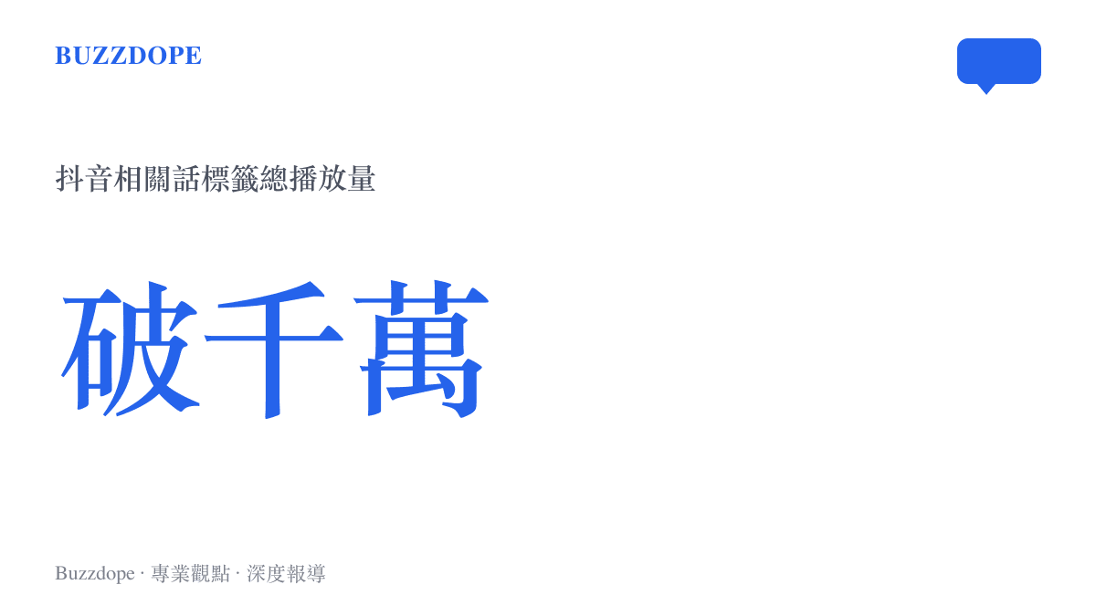 統計圖卡呈現我要告訴小咪的祕密是話題在抖音平臺累積突破千萬次的總播放量