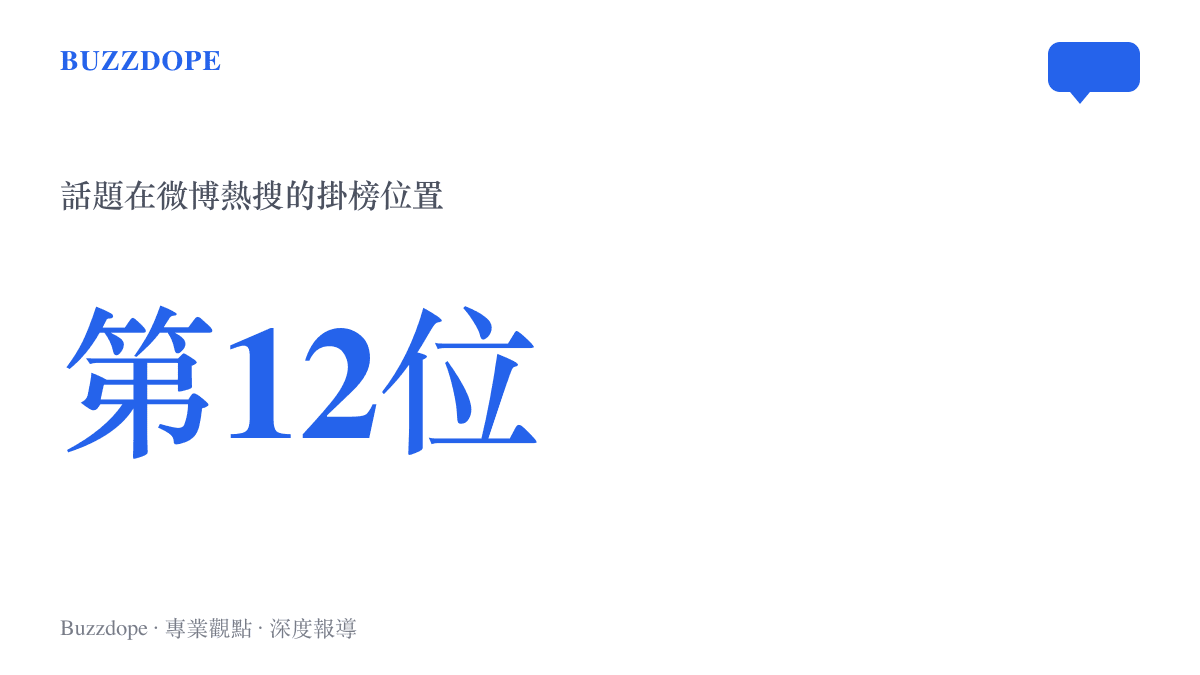 統計圖卡呈現 Tiffany 散裝桃酥致歉話題登上微博熱搜第12位的排名訊號