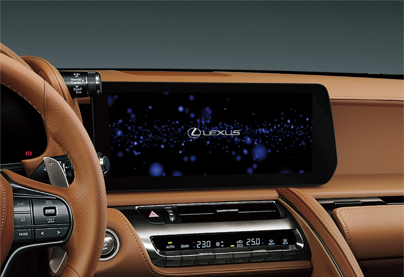2024年式LC車系全面升級整合多功能資訊的12.3吋觸控式螢幕，並標配360度環景影像輔助系統、Type-C USB及可無線連接Apple CarPlay功能。 圖/和泰汽車提供