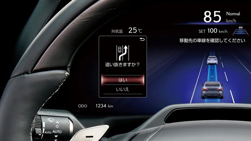 Lexus Teammate Advance Drive輔助駕駛技術獲得最高評價。 摘自Lexus
