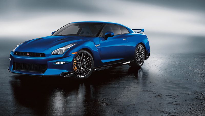 GT-R Skyline Edition名符其實就是採用經典的Bayside Blue車色。 圖／Nissan