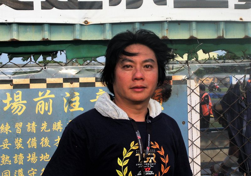 台灣騎士精神發展運動協會創辦人吳仲軒17歲時投入摩托車賽車運動。圖／TSR提供