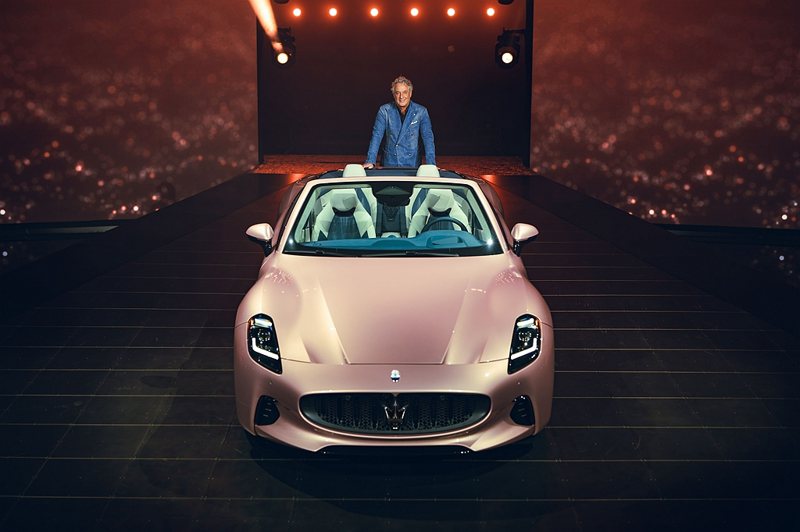 Maserati全球總裁Davide Grasso出席Maserati Folgore Day活動。 圖／Maserati提供