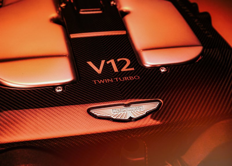 Aston Martin全新開發的V12雙渦輪增壓引擎。 摘自Aston Martin