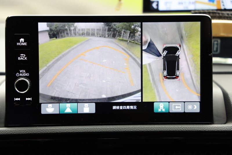 MVCS環景影像扶助系統，車子周邊狀況瞭若指掌。 攝影/陳威志