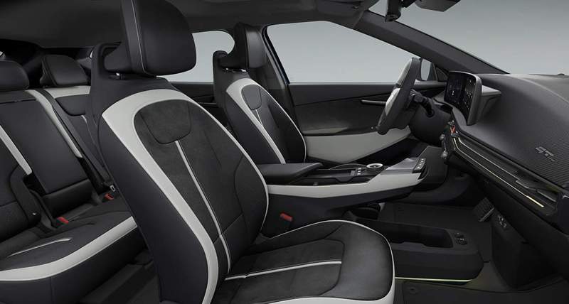 小改款Kia EV6 GT-Line專屬座椅。 摘自Kia