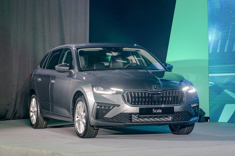 小改款Škoda Scala售價100.8萬元起正式在台上市。 記者黃俐嘉／攝影