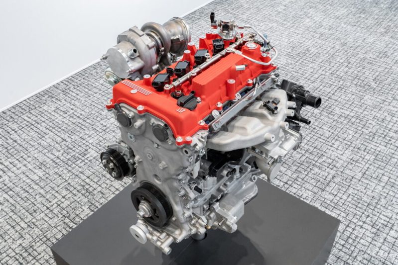 Toyota新開發的2.0升直列四缸引擎。 圖／Toyota