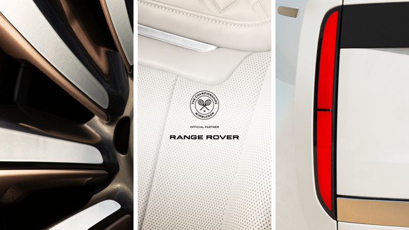 Range Rover宣布將正式擔任2024年溫布頓網球錦標賽的官方合作夥伴。 圖／JLR提供