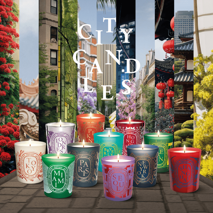 【diptyque】Diptyque 2024 限時限量 城市香氛蠟燭系列，將於本周四6/20起至6/26，限時七天於台北、台中、高雄旗艦店限量發售。 /