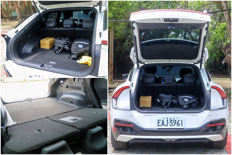 Kia EV6 GT-Line增程版行李箱在一般情況下為520公升，後座全數傾倒後則提升至1,300公升。 記者黃俐嘉／攝影