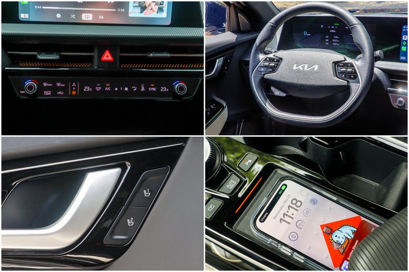Kia EV6 GT-Line增程版駕駛座標配記憶功能。 記者黃俐嘉／攝影
