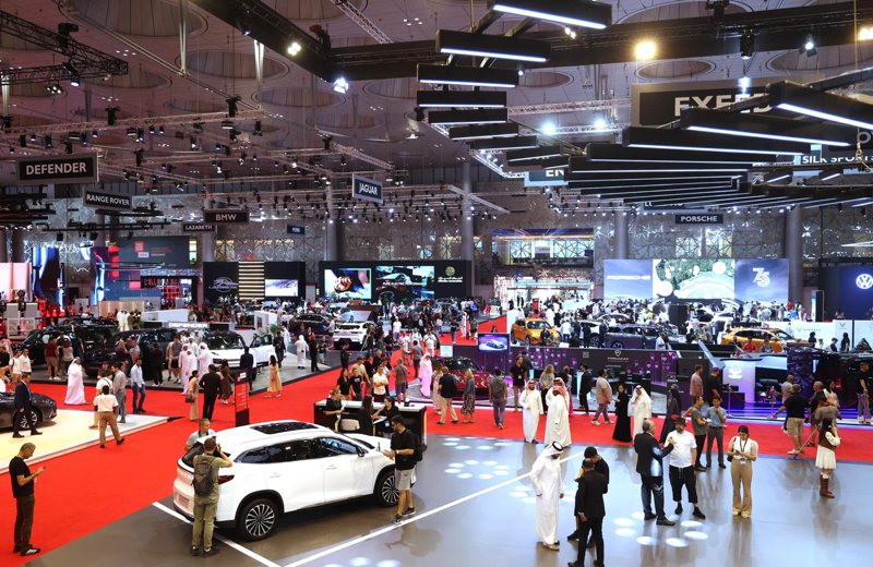 2023年首度前往卡達舉行的日內瓦車展。 摘自Geneva International Motor Show Facebook