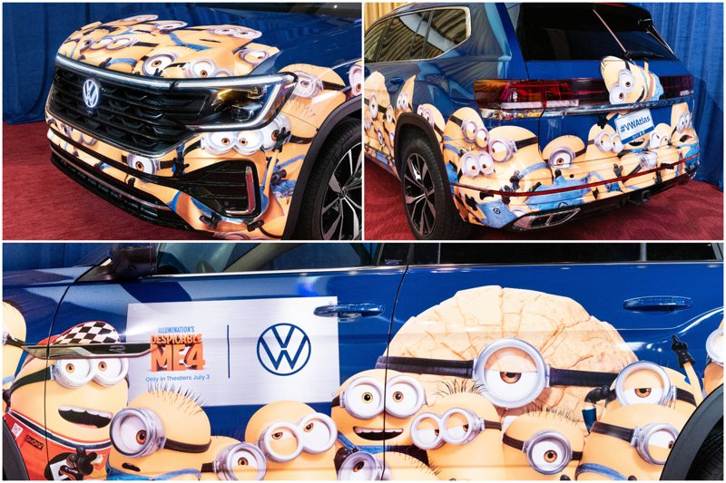 Volkswagen與《神偷奶爸4》合作推出一系列相關宣傳活動。 摘自Volkswagen