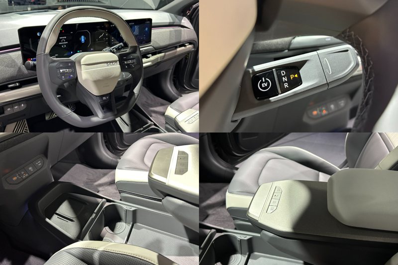 Kia EV3 GT-Line內裝實車照。 記者黃俐嘉／攝影