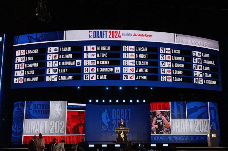 NBA／2024年選秀大會 完整首輪結果一覽