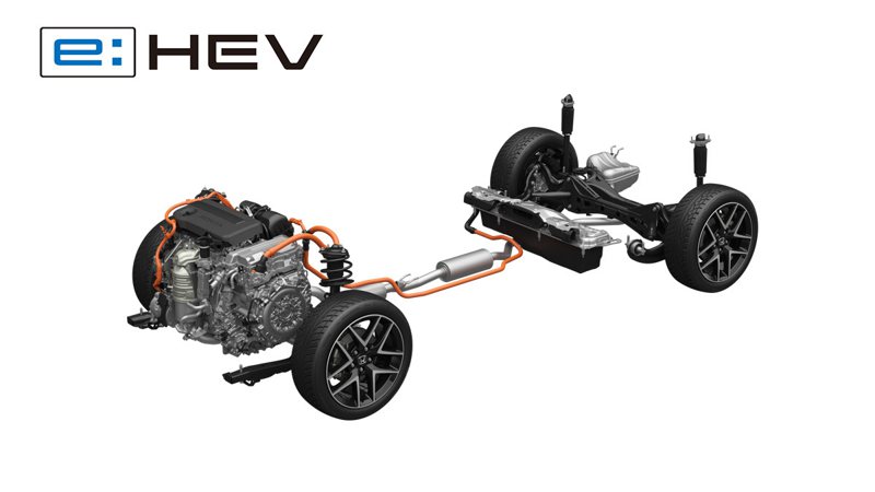 Honda打造獨特的電油混合動力系統，其「以電為主、燃油為輔」的「e:HEV電驅雙動能」，搭載在CIVIC e:HEV及FIT e:HEV車款。 摘自Honda