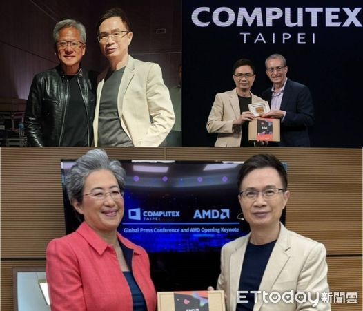 科技巨頭齊聚COMPUTEX　黃志芳用鳳梨酥祝CEO「旺來」