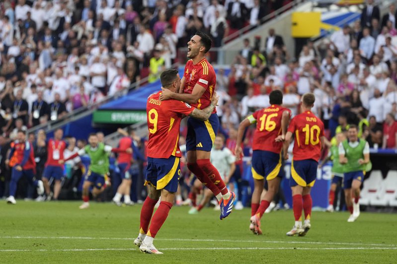 歐國盃／西德頂尖對決西班牙驚險勝出 4強將對決法國