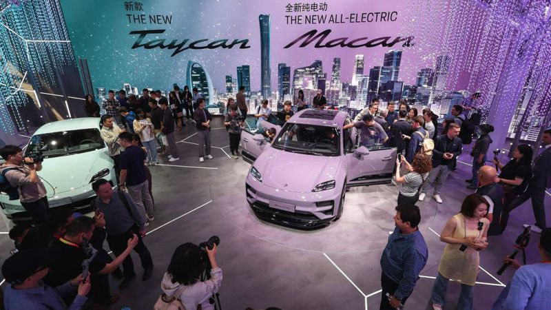 Porsche表示Taycan下降，但新Macan Electric可望彌補市場。 圖／Porsche