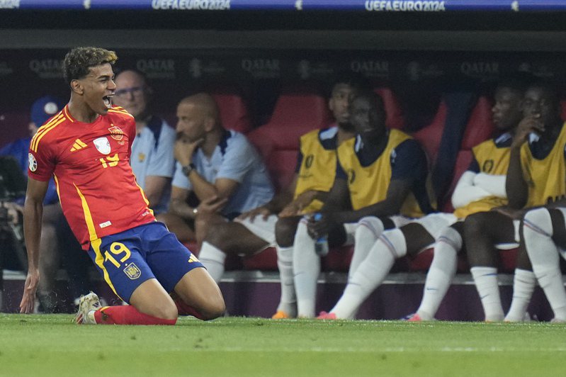 歐國盃／天意！西班牙16歲亞馬爾進球寫紀錄 梅西幫他洗過澡