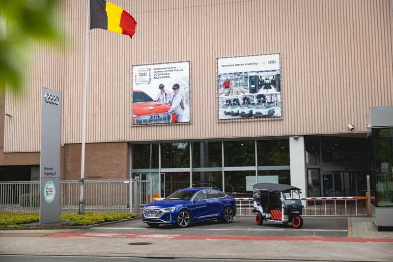 Audi Q8 e-tron、Q8 Sportback e-tron是在品牌位於比利時的布魯塞爾工廠製造。 摘自Audi
