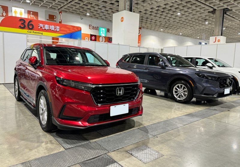 Honda Taiwan宣布提供三台最新款CR-V，供第54屆全國技能競賽-汽車噴漆職類於競賽期間使用 圖／Honda Taiwan提供
