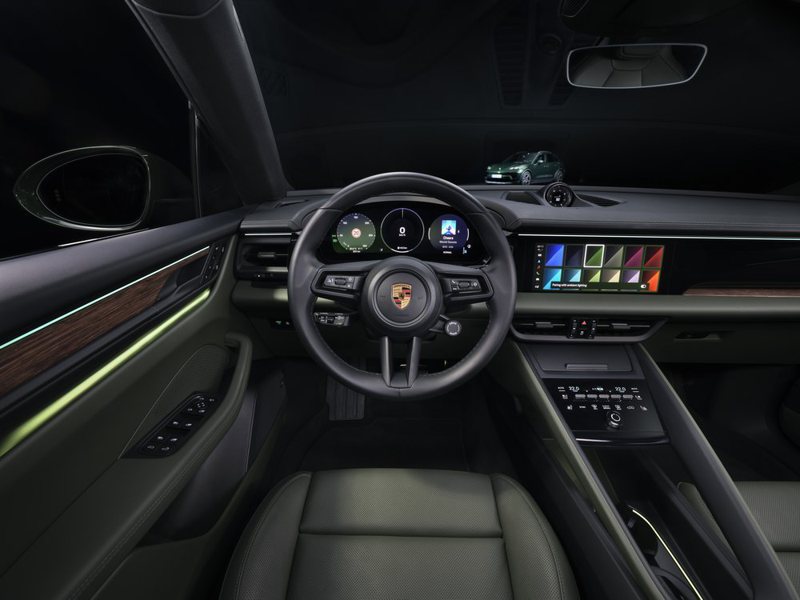 保時捷為 Macan 車型導入結合數位及類比元素的保時捷駕駛者體驗設計概念（Porsche Driver Experience）。 圖／Porsche提供