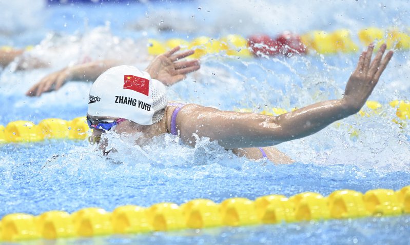 中國遊泳隊被藥檢近200次。新華社