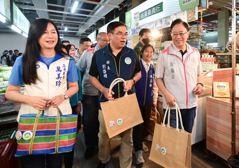 桃園推市場減塑計畫 環境部攜手市府宣導民眾響應