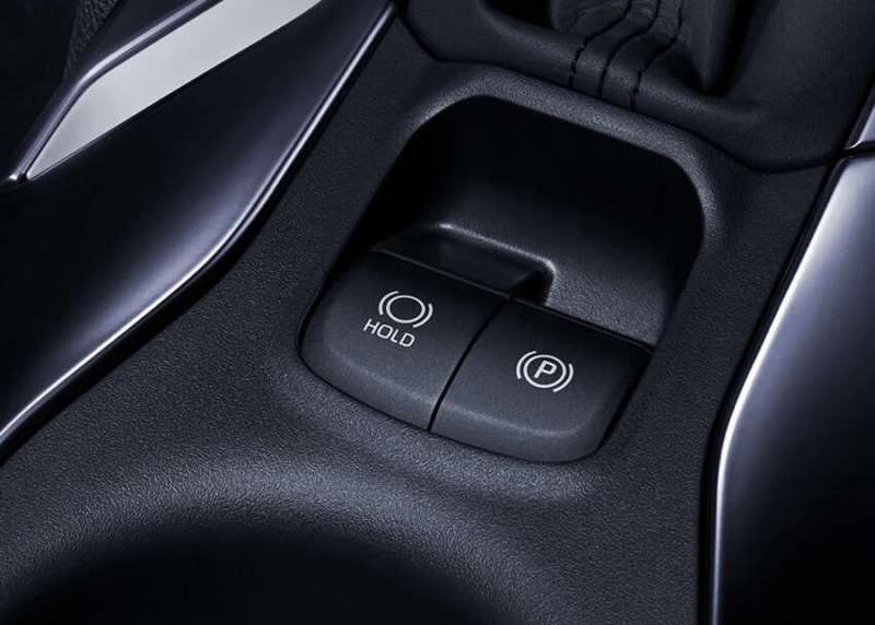 小改款Toyota Corolla Cross新增電子手煞車及AutoHold。 摘自Toyota Motor Thailand