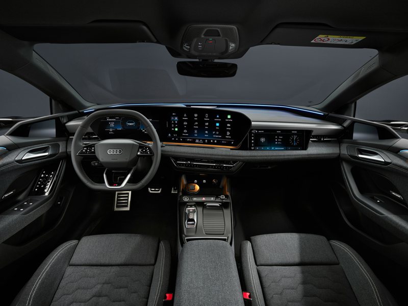 全新Audi A6 e-tron內裝。 圖/Audi