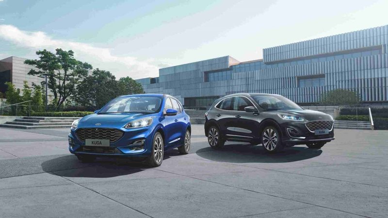 本月入主New Ford Kuga享專案價79.9萬起（含舊換新），全車系享丙式車體險，並贈五年原廠保固。 圖／福特六和提供