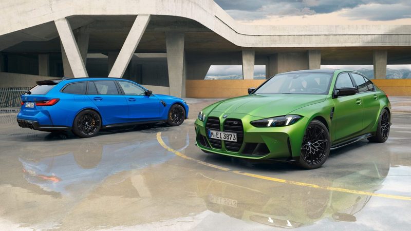 超凡性能全面進化，全新BMW M3 Competition M xDrive與BMW M3 Competition Touring M xDrive，即日起開放預售。 圖／汎德提供