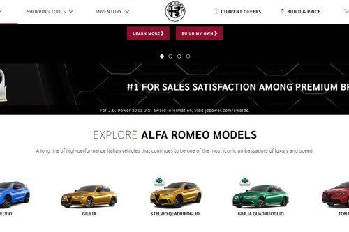 美國J.D. Power研究指出 Alfa Romeo的網站最棒 Volkswagen則乏善可陳