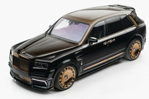 Mansory爆改Rolls-Royce Cullinan 滿滿的金色龐克氛圍