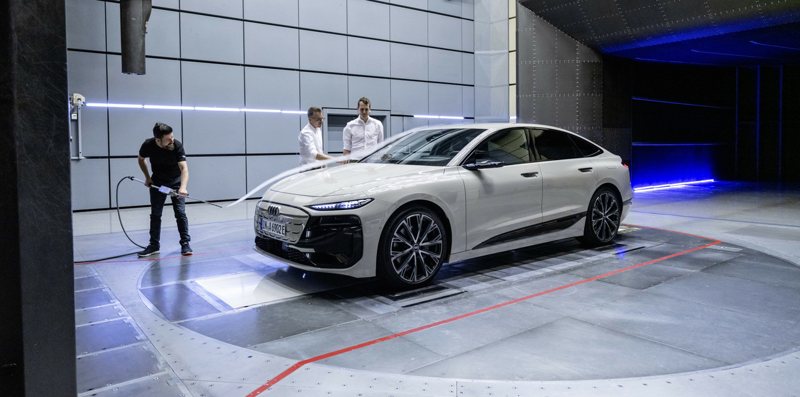 A6 Sportback e-tron以Cd值0.21刷新了品牌紀錄。 圖／Audi