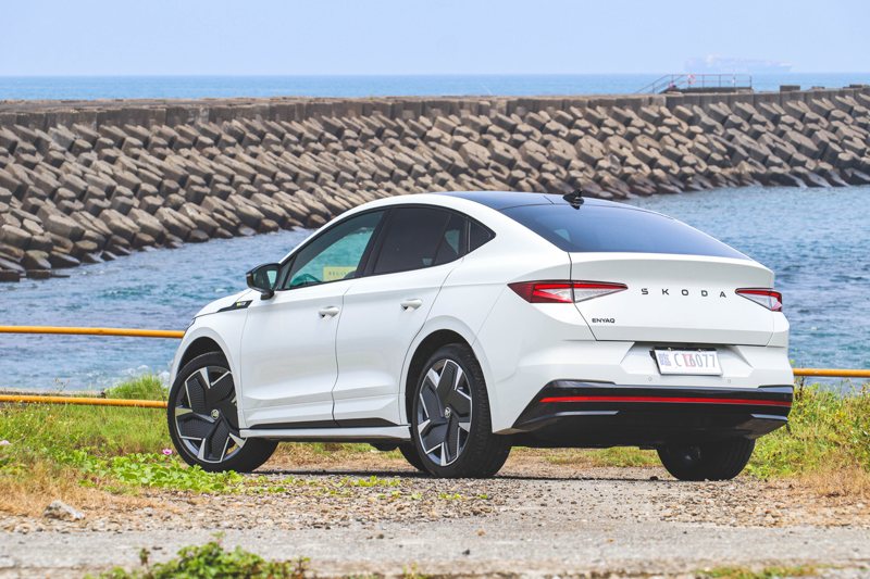 Škoda Enyaq Coupe RS。 記者黃俐嘉／攝影