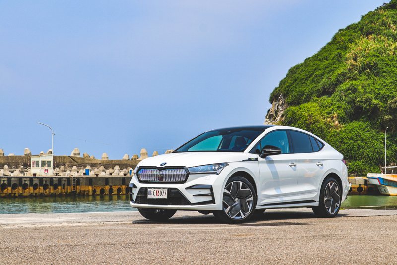 Škoda Enyaq Coupe RS。 記者黃俐嘉／攝影