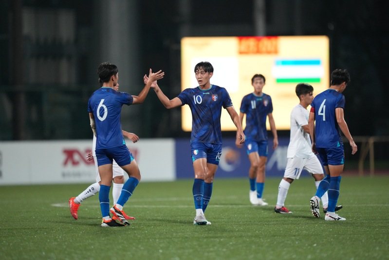 足球／U20亞洲盃資格賽 中華男足1:3不敵強敵烏茲別克