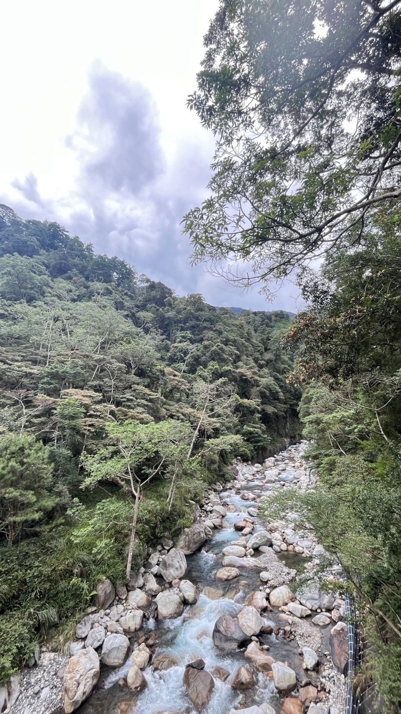 八仙山國家森林遊樂區現況，因颱風來襲，明天持續休園。圖／林業及自然保育署台中分署提供