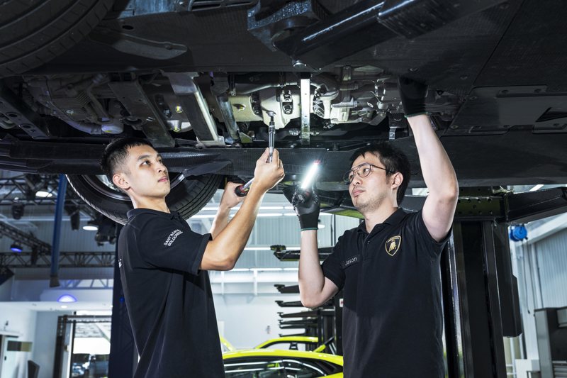 Lamborghini Taipei 全新服務中心營運啟用。 圖／Lamborghini提供