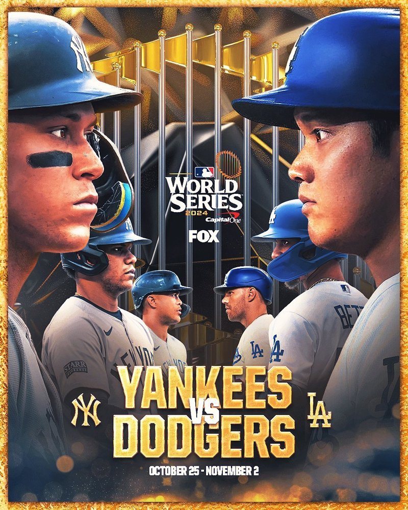 2隊豪門將在世界大賽上演史上最多MVP的混戰。 截圖自FOX Sports: MLB X