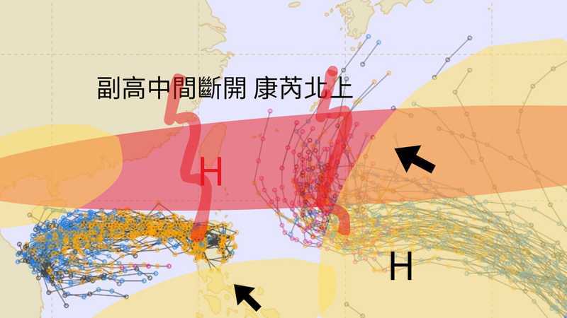 潭美颱風將滯留迴旋路徑添變數 粉專曝接近台灣機率