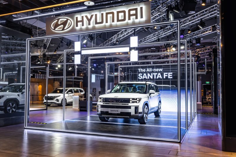 大改款Hyundai Santa Fe正式上市。 圖／南陽實業提供