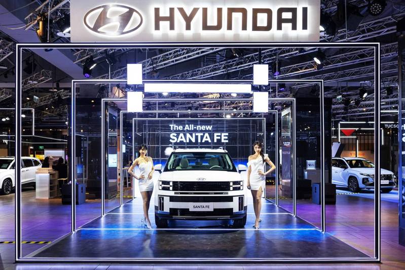 大改款Hyundai Santa Fe。 圖／南陽實業提供